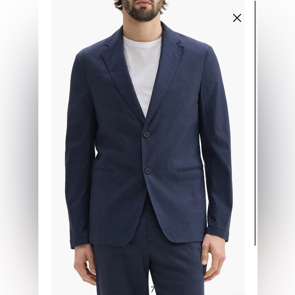 Theory***Men's Clinton Navy Linen Blazer****Size 38****$595 NWT